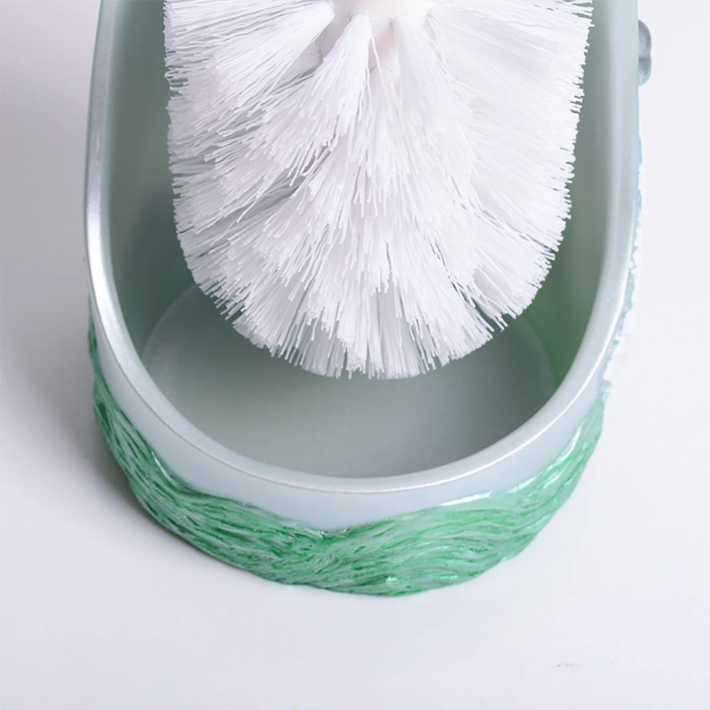 Щетка для туалета с длинной ручкой и основанием из смолы|Держатели ершиков