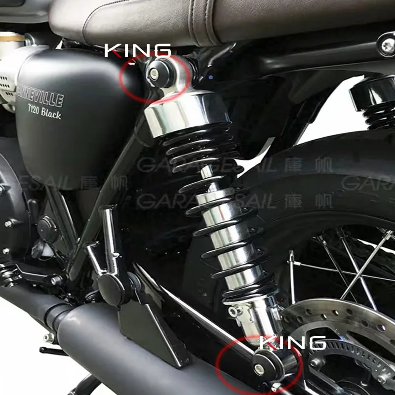 Подходит для TRIUMPH BONNEVILLE T120/Black T100/черная декоративная крышка заднего