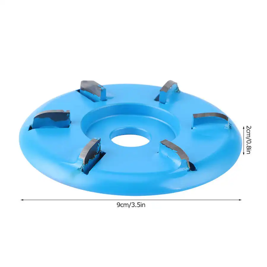 Диск для резьбы по дереву с шестью зубьями фрезерный диск деревообрабатывающий