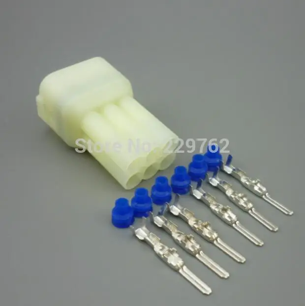 1sets male Shhworld Sea 6 Pin 2,2 мм HM 090 женский и мужской разъем для мотоцикла 6189-6171 6180-6181 Электрический разъем подходит для Toyota - Название цвета: 1sets male