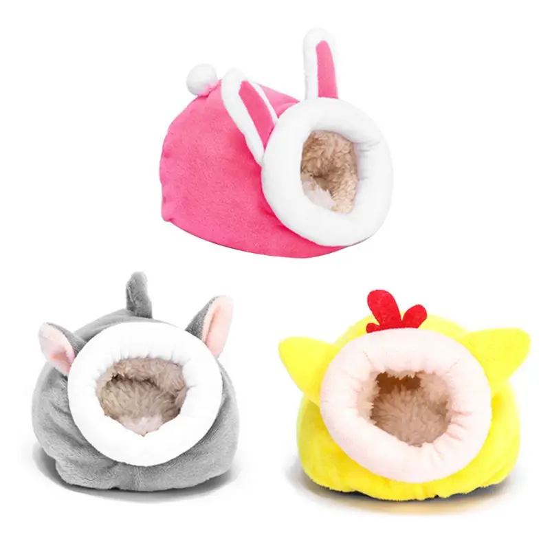 Мышь морская свинка кровать домашний питомец спальный дом теплый хомяк собака