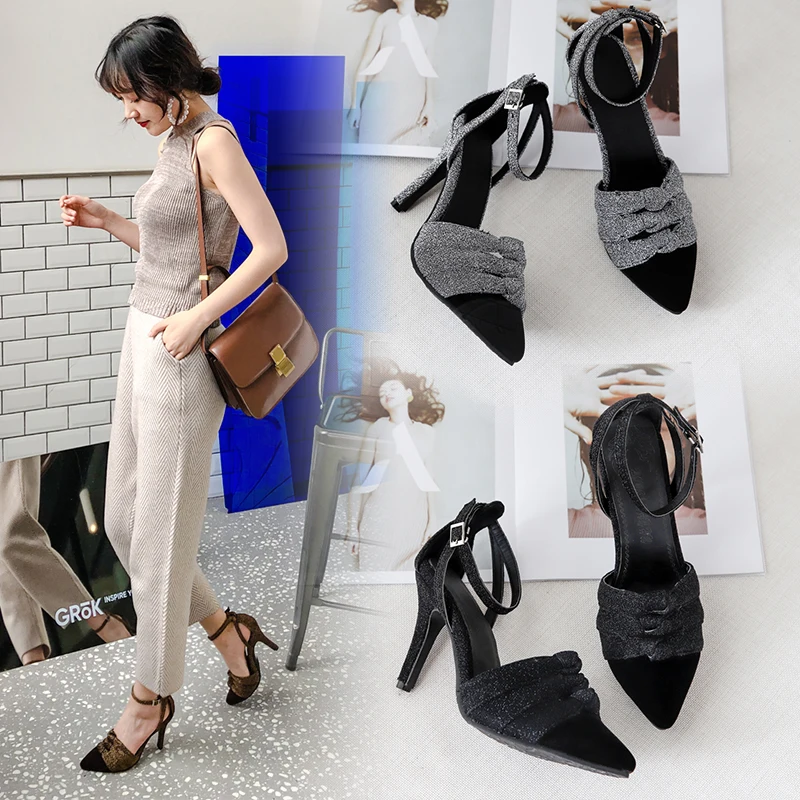 

2020 New summer sexy women's high heels women's fashion wild open toe breathable women's sandals casual women shoes 35-43 yards