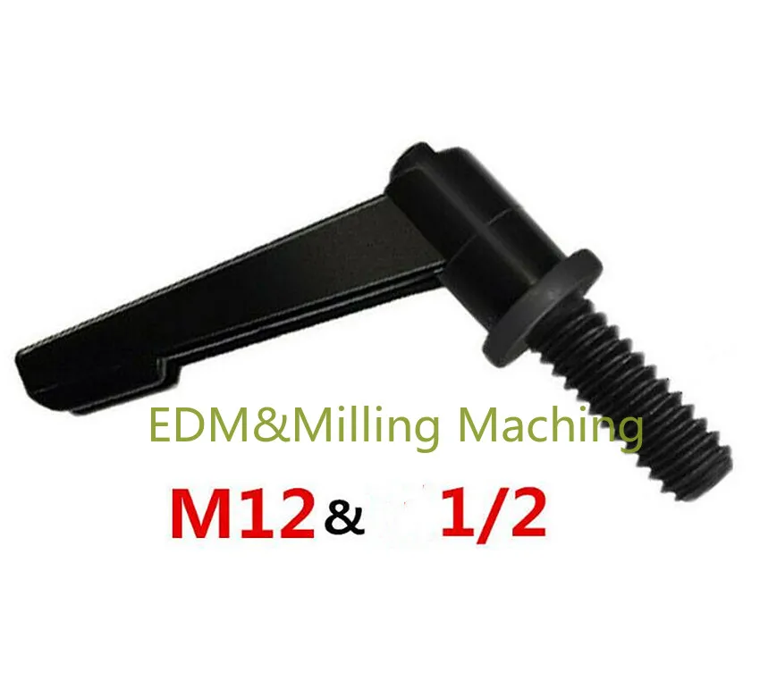 

1PC Milling Machine Table Lock Bolt Handle Vertical Mill M12 or M1/2 For Bridgeport Mill Tool