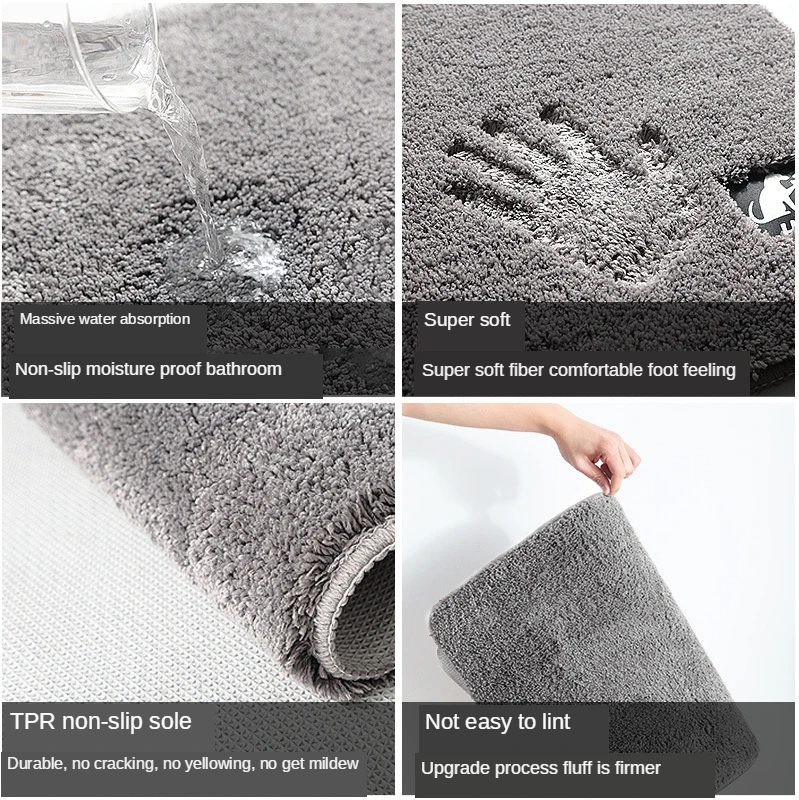 Ковры для гостиной сплошной цвет абсорбирующий быстросохнущий нескользящий не