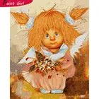 Рисование по номерам Солнечный свет Ангел Раскраска по номерам холст Рисование картины Домашний Декор VA-1264