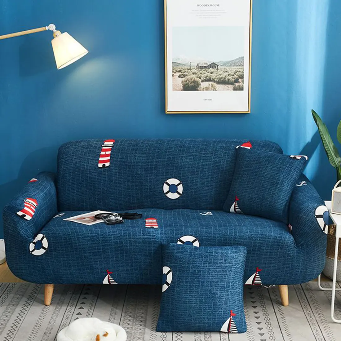 

Elastic Sofa Covers for Living Room Slip-resistant Stretch Slipcovers Sectional Couch Cover L Shape Corner Armchair Cover 2021