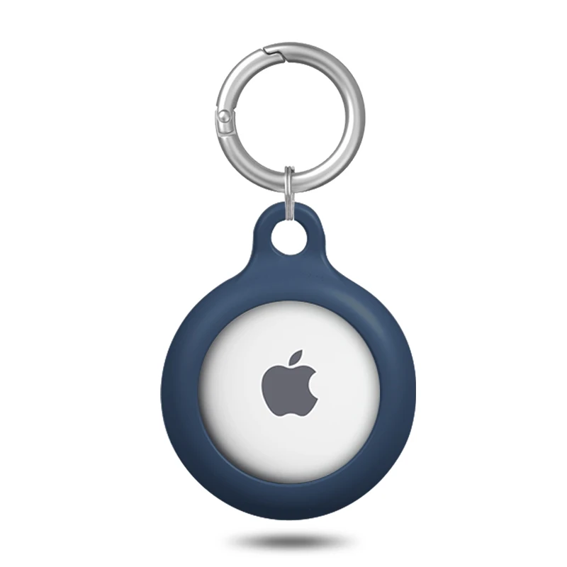 

Silicone Protection Case For Apple Air Tags Locator Tracker Airtags Case Anti-Lost Device Keychain Protective with Buckle