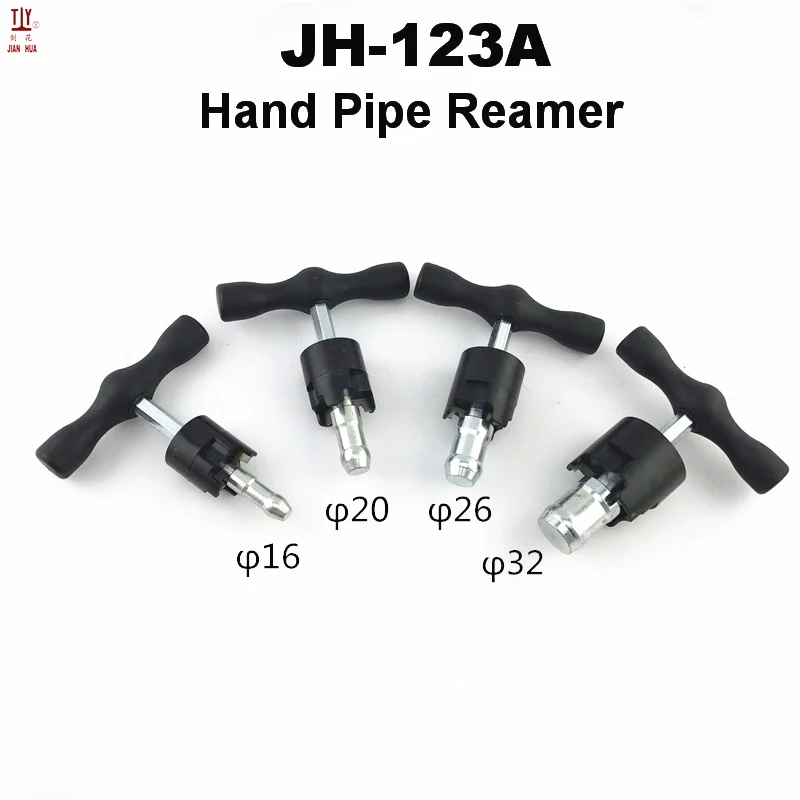 

Size:16/20/26/32mm 4pcs internal and external chamfering machine Tools for pex-al-pex or Plastic Pipe Reamer T-Calibrator