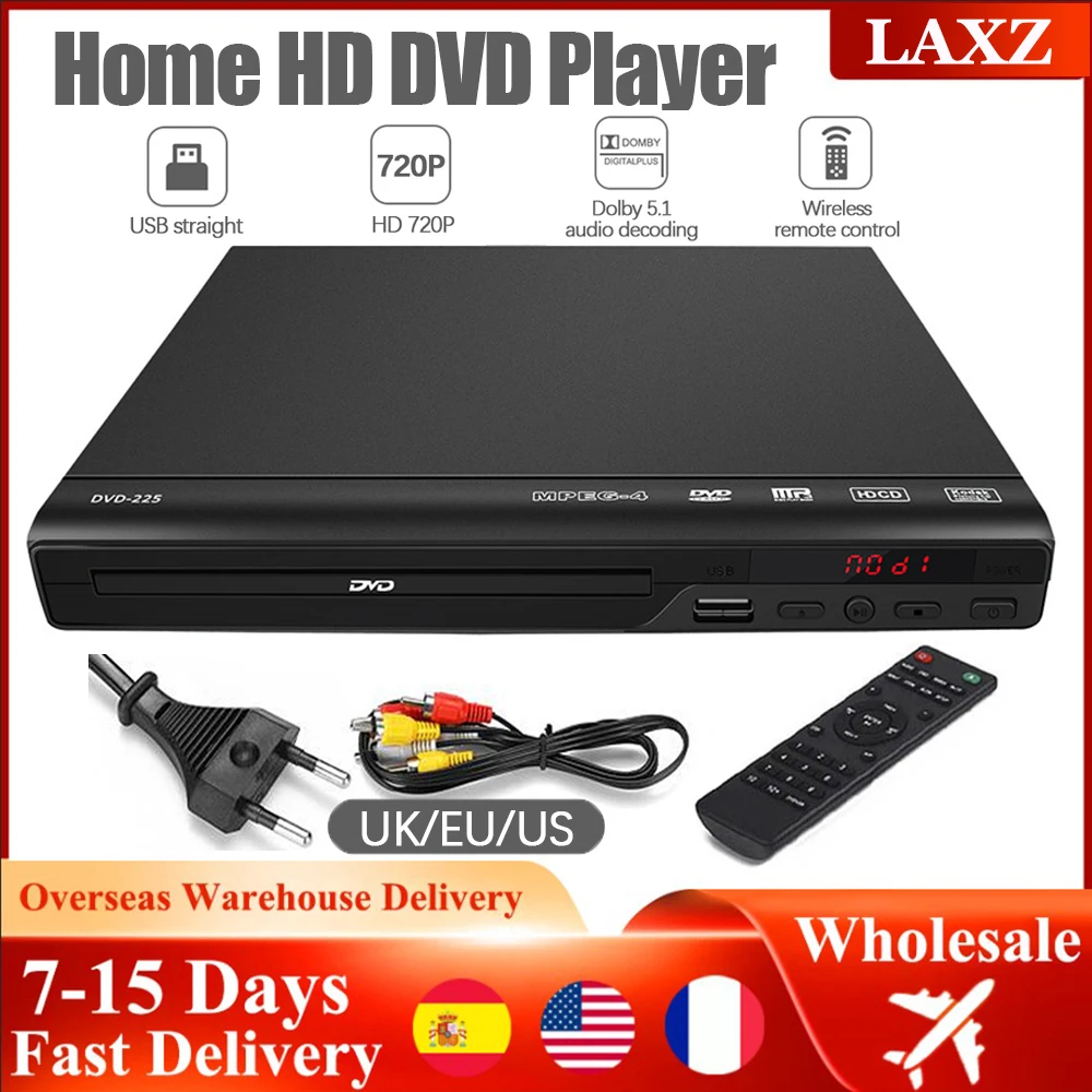 

HD DVD Player Dolby5.1 720P Multimedia Digital TV Support USB/Video/DVD/RW/CD/Audio/VCD/SVCDJE/PG/MP3/WMA/CD Home Theater System