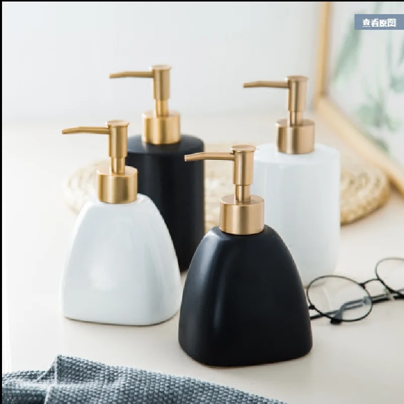 Керамический лосьон бутылка для розлива дезинфицирующее средство рук геля душа
