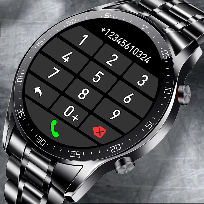 

Smartwatch esportivo masculino, relogio inteligente com tela sensivel ao toque prova dagua, bluetooth, ip67, para android e ios
