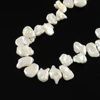 natural keshi pearl beads strands cultured freshwater pearl bead for diy jewelry making