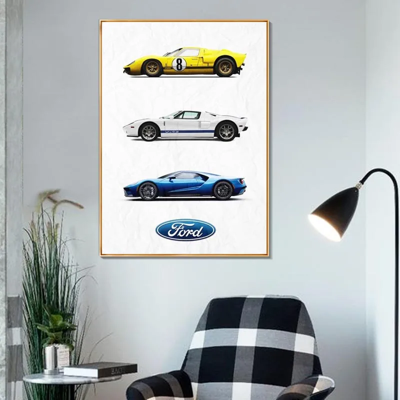 Абстрактные автомобили плакаты Супер спортивный автомобиль классический