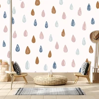 3d custom cartoon simple home decor wallpapers for bedroom tv embossed textured walls paper removable in rolls water drop mural
