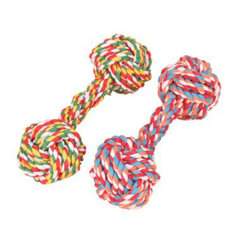 Гантели стиль на веревке для собак игрушки жевательные питомцев из