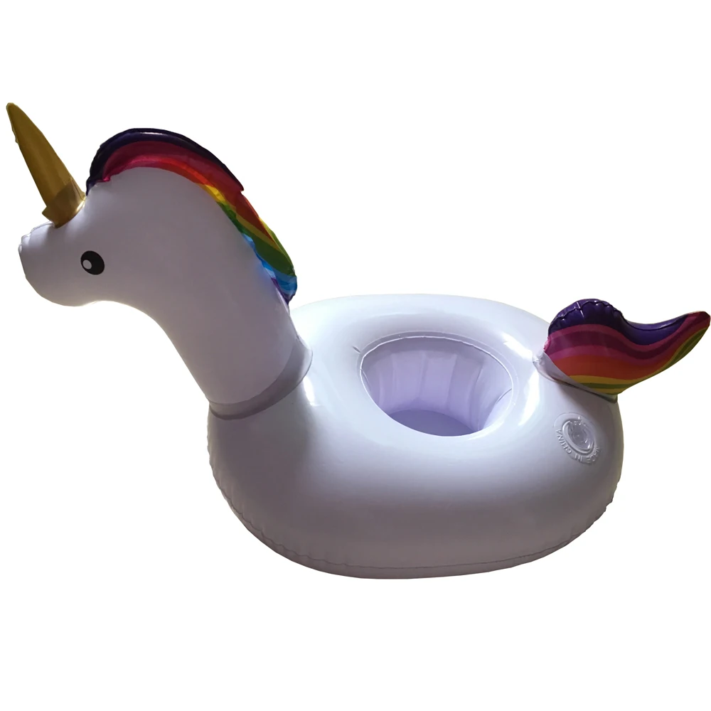 5 шт. принадлежности для вечеринок надувной мини держатель чашки с единорогом