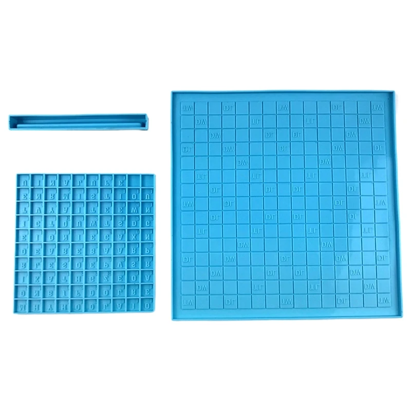 

Indoor/outdoor Party Puzzle Game Resin Casting Mold Matching Letter Word Mold