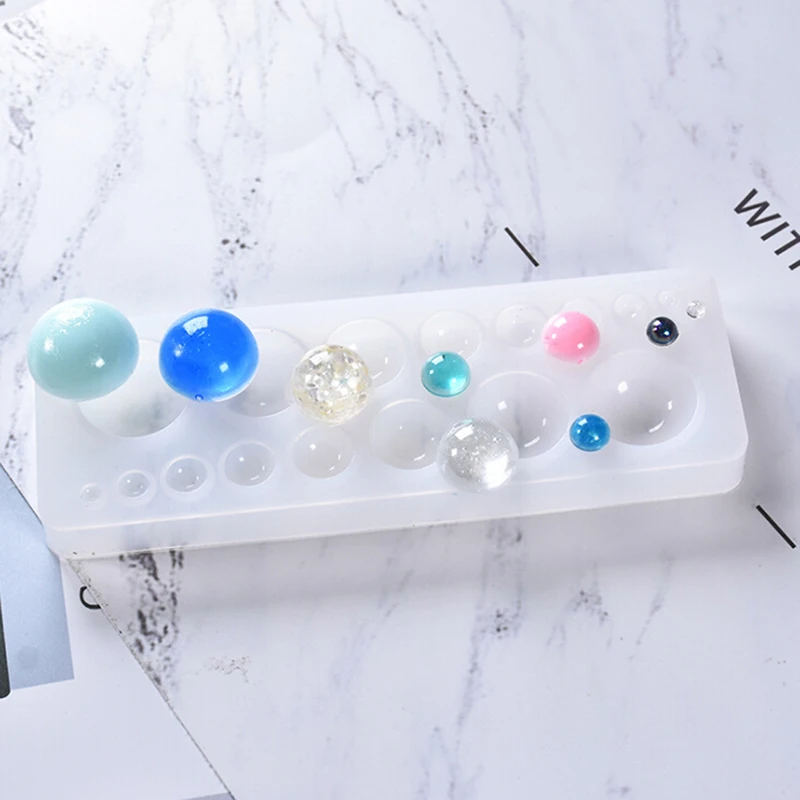 

DIY силиконовые полукруглые подвесные эпоксидные формы для изготовления ювелирных изделий из смолы