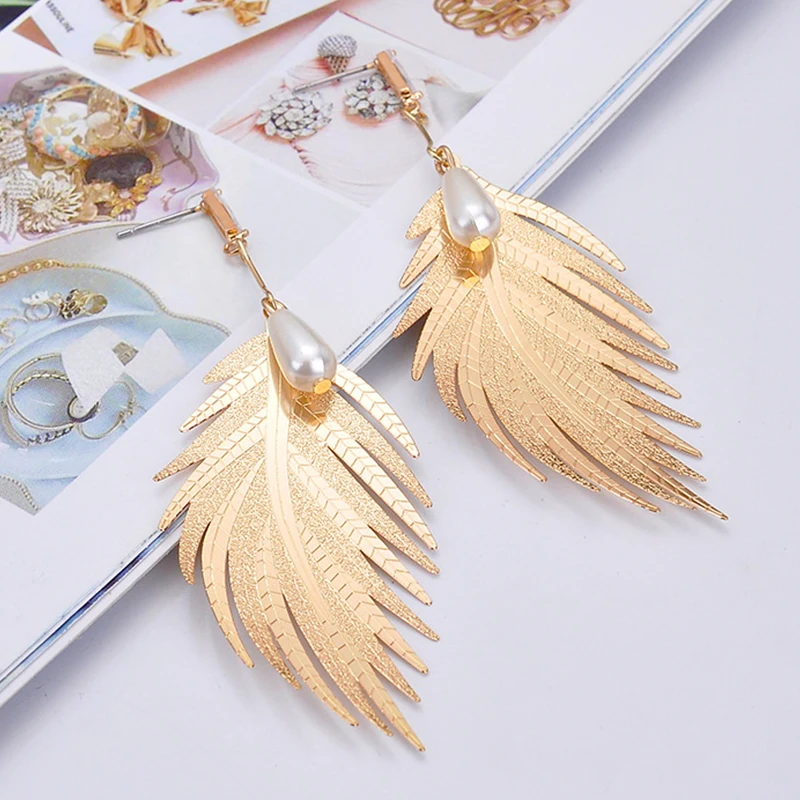 CARTER LISA пирсинг золотой лист растение жемчуг природа вдохновленный эффектные