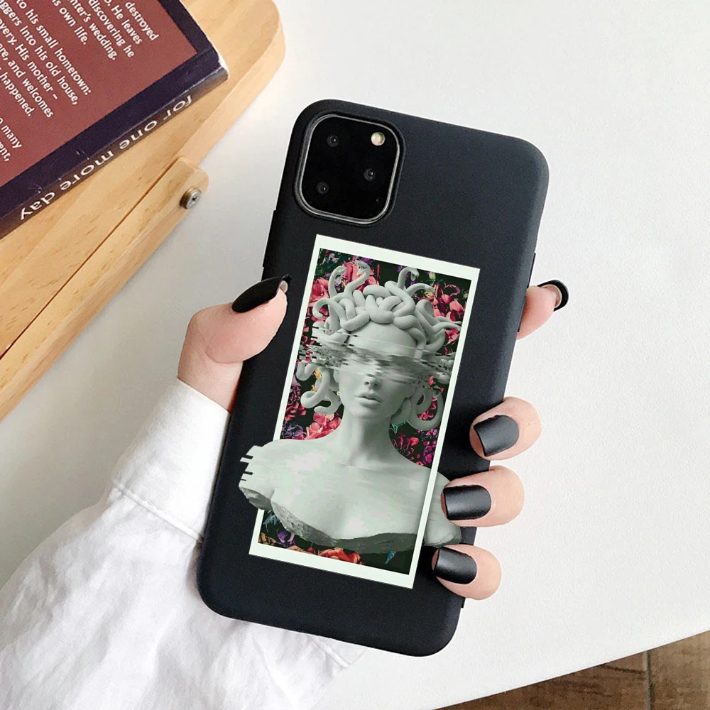 03 Давид Мона Лиза для iphone 11 11Pro Max 5S SE чехол для телефона для iphone XS Max XR X 6S 6 7 8 Plus мягкие ТПУ чехлы накладки оболочка - Цвет: 03