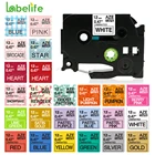 Ярлыки Labelife, 31 цвет, ярлыки, совместимы с лентой принтера Brother, ярлыки 12 мм