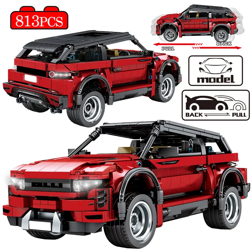 Блоки SEMBO высокотехнологичные городские внедорожники строительные блоки модель