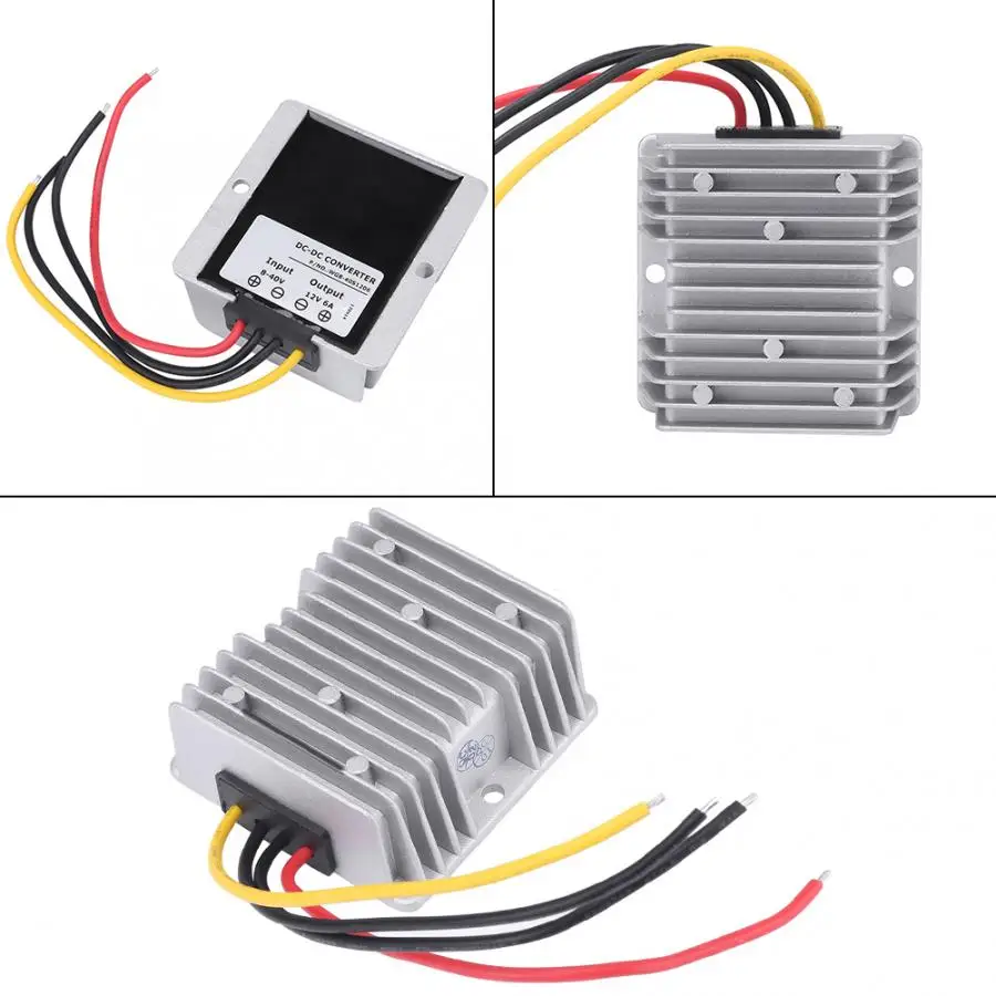 DC шаг вверх вниз конвертер регулятор 8V ~ 40 В до 12 6A 72W фары для повышающий