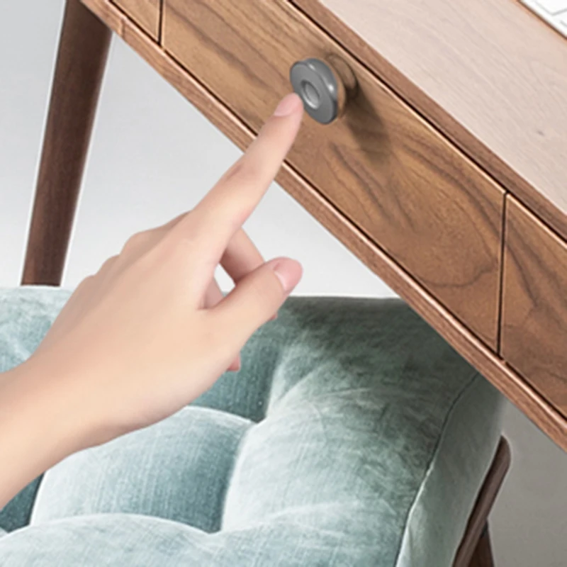 

Smart Keyless Fingerprint Cabinet Lock Biometric Electric Lock Fingerprint Drawer Lock for Office Drawer File Cabinet White