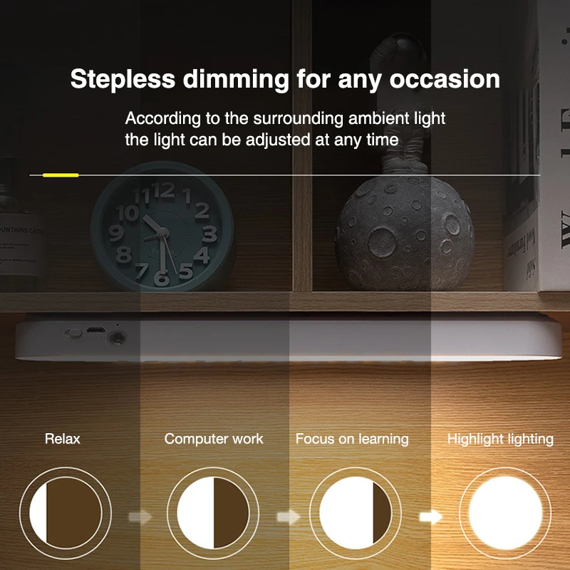 Настольная лампа с дистанционным управлением светодиодный светильник для шкафа