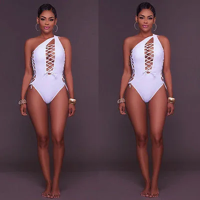 

Lemonsissi One Piece Sexy Swimwear Bikini Biquini Female Beachwear Swimsuit Bathing Suit Cut Out Swimsuit