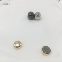 xt174 1pc strong metal plating magnetic safe magnetic hijab usefull safe scarf headkerchief suit collar magnet pin buckle brooch