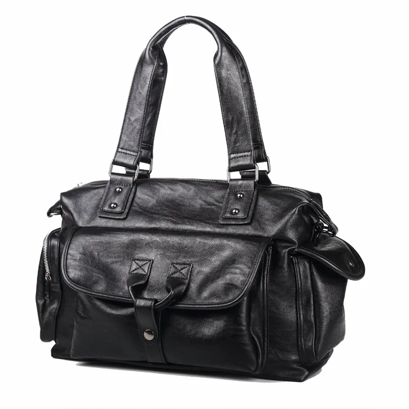 

Large-capacity Men Top-Handle Bags Fashion Luxury Design Travel Bag Male Business Hand Tote Bag Computer Bag With Shoulder Strap