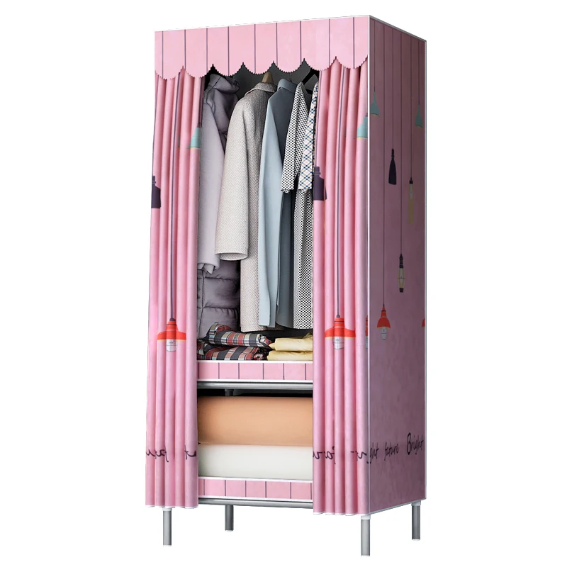 

DX-70C High quality fabric wardrobe small size cupboard for children