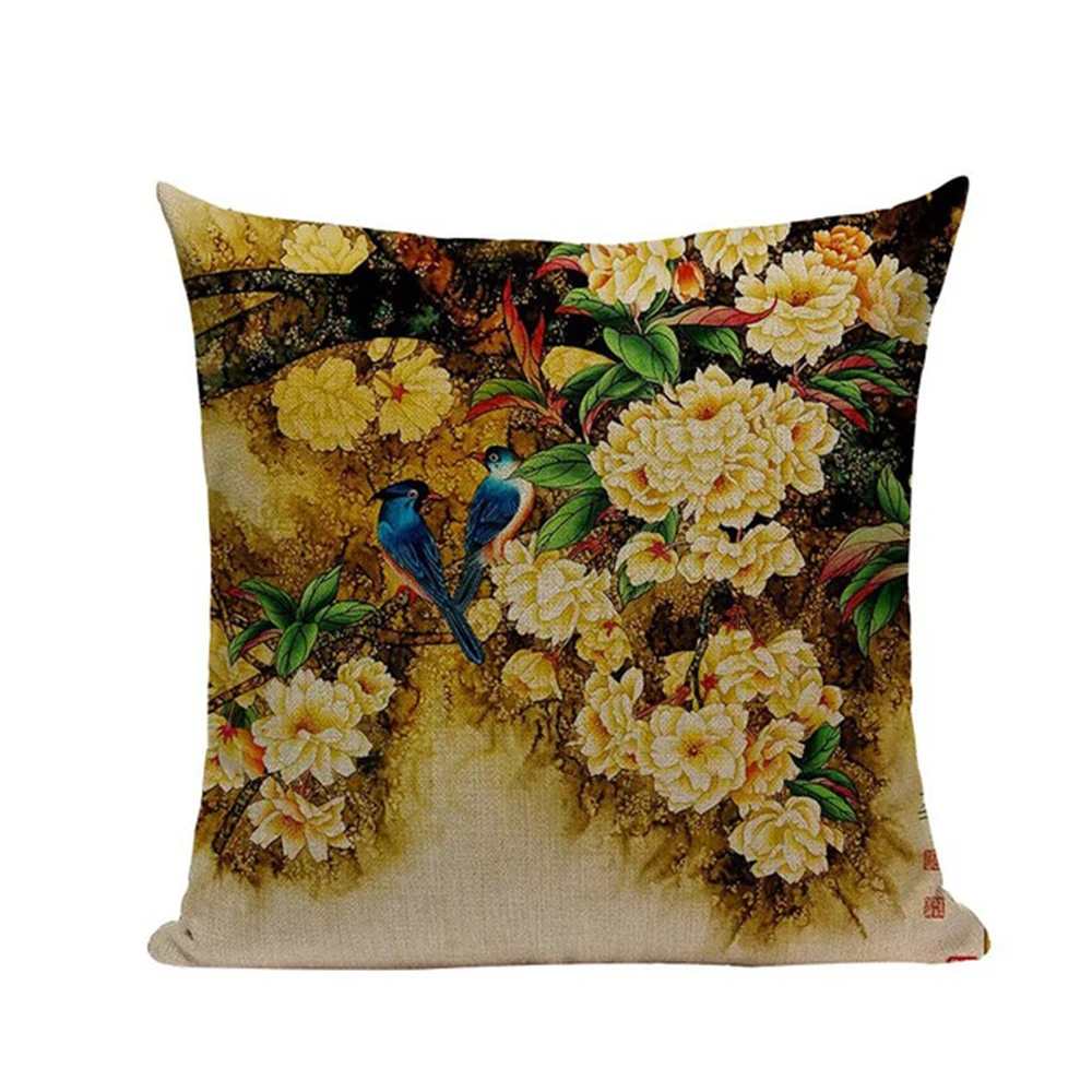 Декоративная подушка в виде павлина 45x45 см | Дом и сад