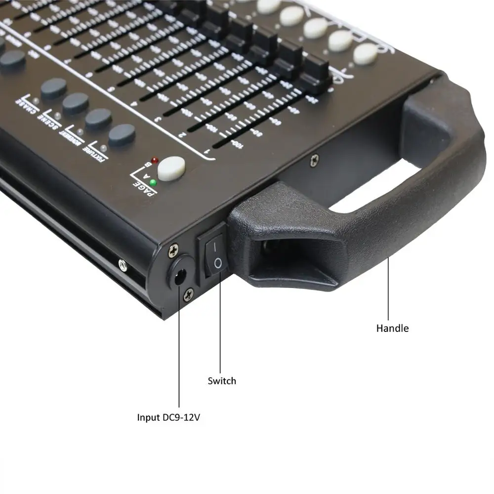Контроллер DMX и RDM 512 каналов консоль Dmx512 для сценического освещения работает с USB