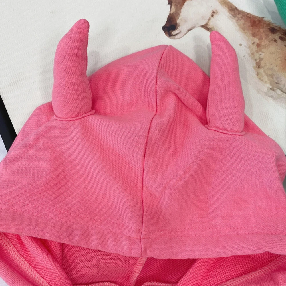 

Mudkingdom Baby Girls Sweatshirts With A Hood Hoodies Colour Vigour Long Sleeve Pullover Children Clothes