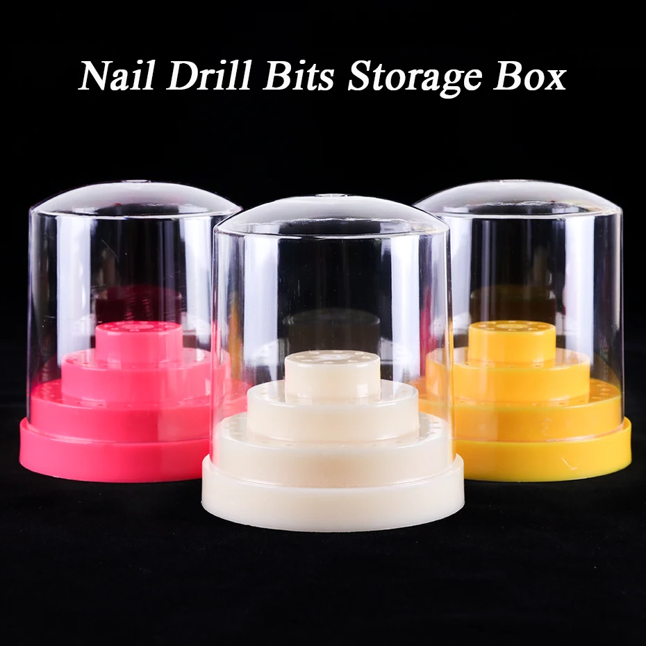 1 шт. 48 отделений сверла для ногтей держатель пустая коробка хранения стенд