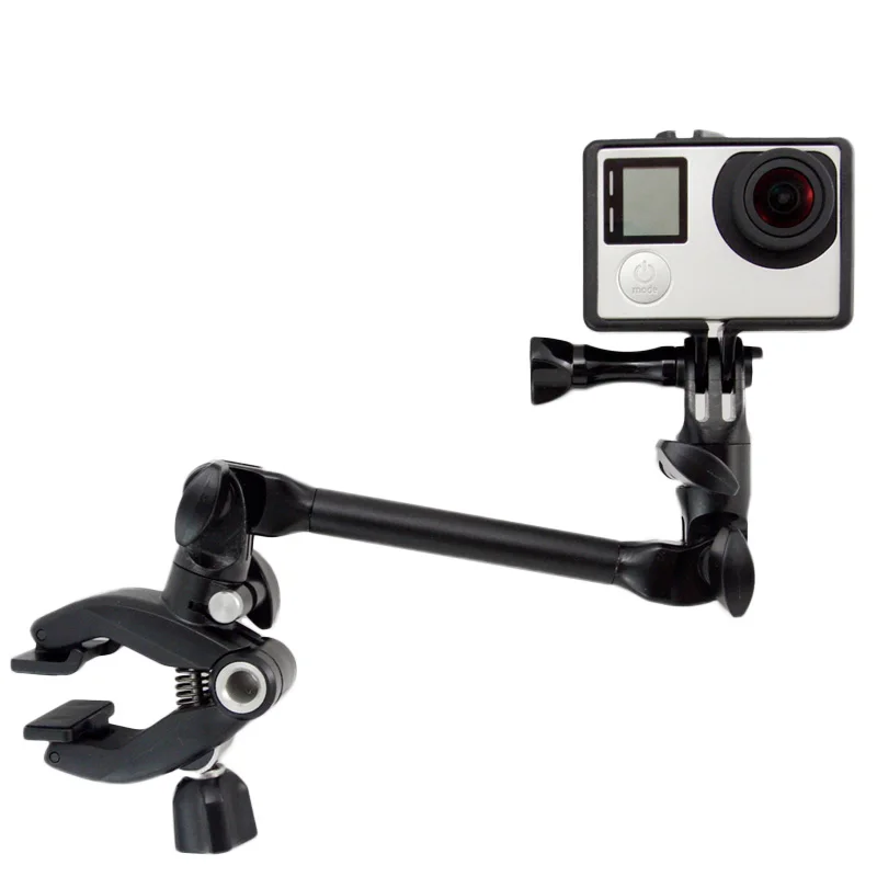

Music Jam Adjustable Instrument Tripods Clamp Mount For GoPro Hero 4 3 5 6 7 8 9 10 Session SJCAM SJ4000 h9 4K Accessories