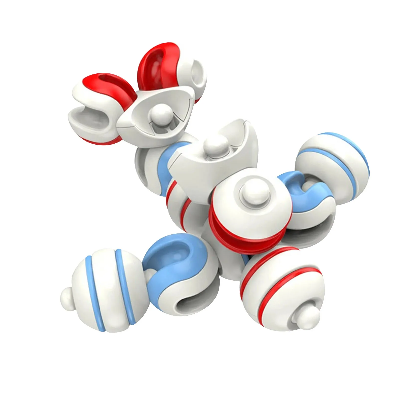 

Machine Robot Toy 360-degree Rotating Spherical Particles Children's Educational Toys Various Deformations For Children Jouet