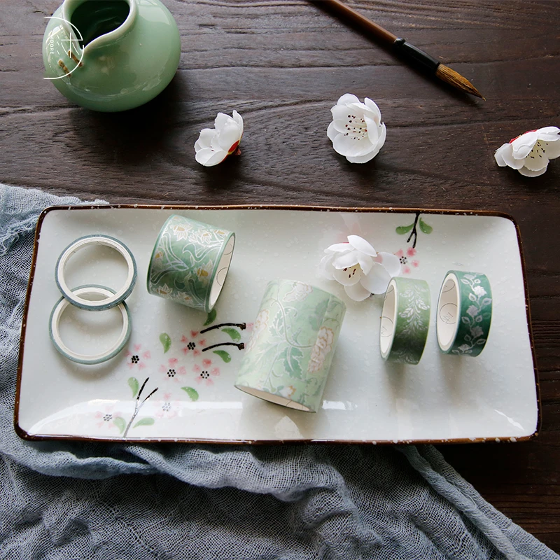 Бумажный набор декоративного скотча Васи 6 шт. четыре сезона винтажные