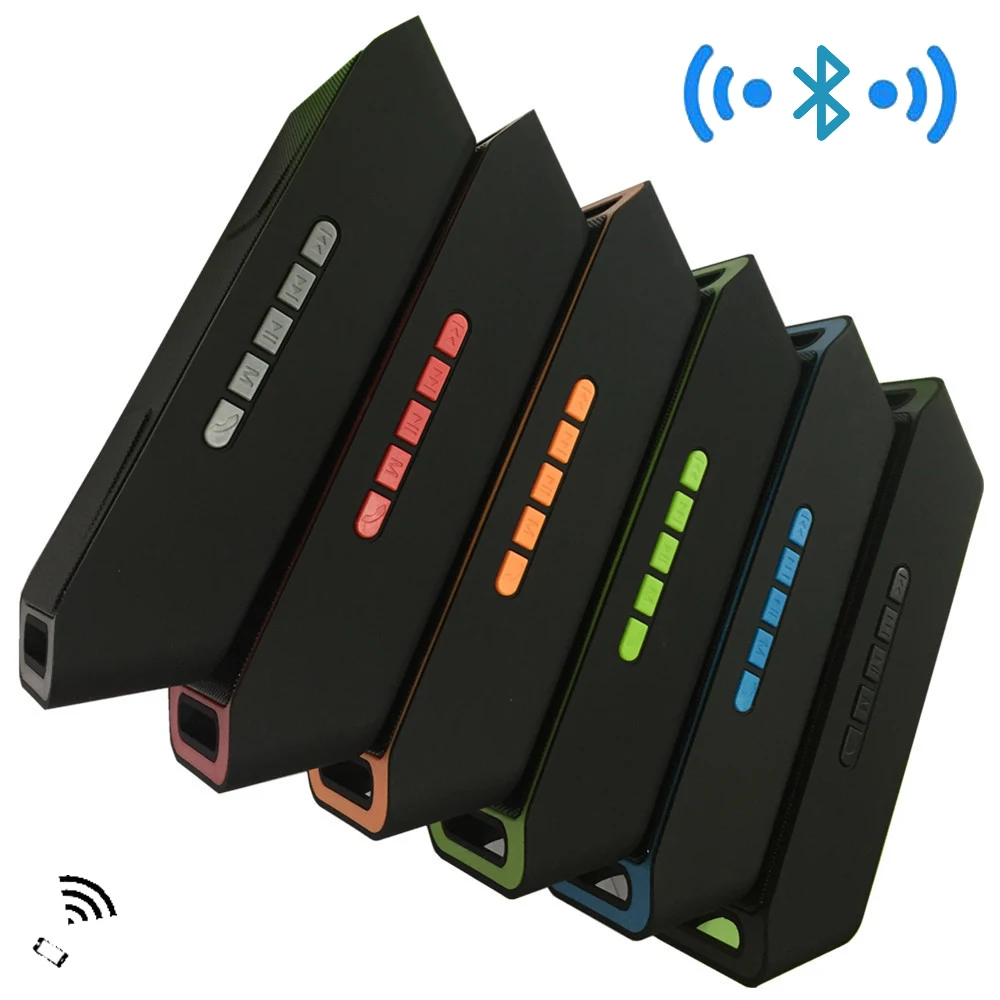 Портативный Bluetooth динамик беспроводной стереозвук с басами сабвуфер Hansfree Call AUX TF