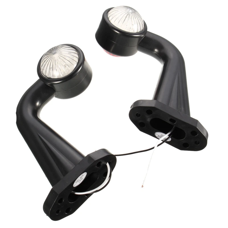 1 пара грузовик с прицепом каравана 12V/24V Led двойной боковой габаритный фонарь
