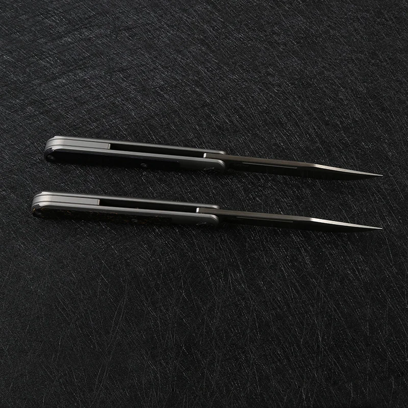 Складной нож Maxace Mcstudio циркониевый клинок S110V титановая ручка для кемпинга охоты