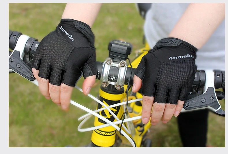 ANMEILU противоскользящие mtb велосипедные перчатки для верховой езды дышащие зимние