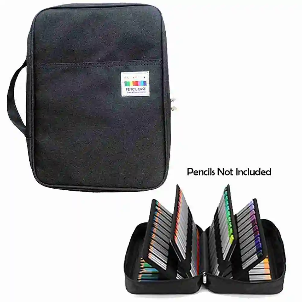 

166/220 Slots Big Large Capacity Pencil Bag Case Organizer Pens Gel Markers Gifts As Pencil Cosmetic Bag For Colored Waterc K3Q5