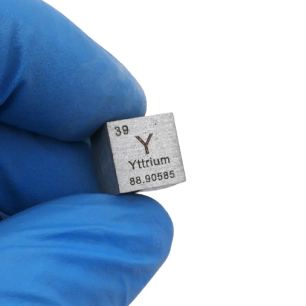 Бесплатная доставка Высокая чистота 99 9 чистый иттрий Y резной элемент таблица 10