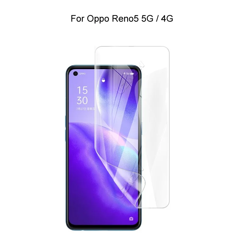 

Мягкая Гидрогелевая Защитная пленка с полным покрытием для Oppo Reno5 5G / 4G