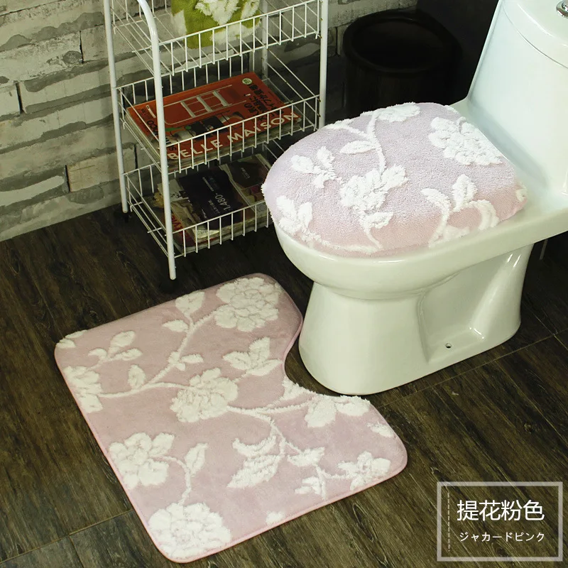 Нескользящие ТАПИС де Бейн для туалета коврик двери декора ванной комнаты