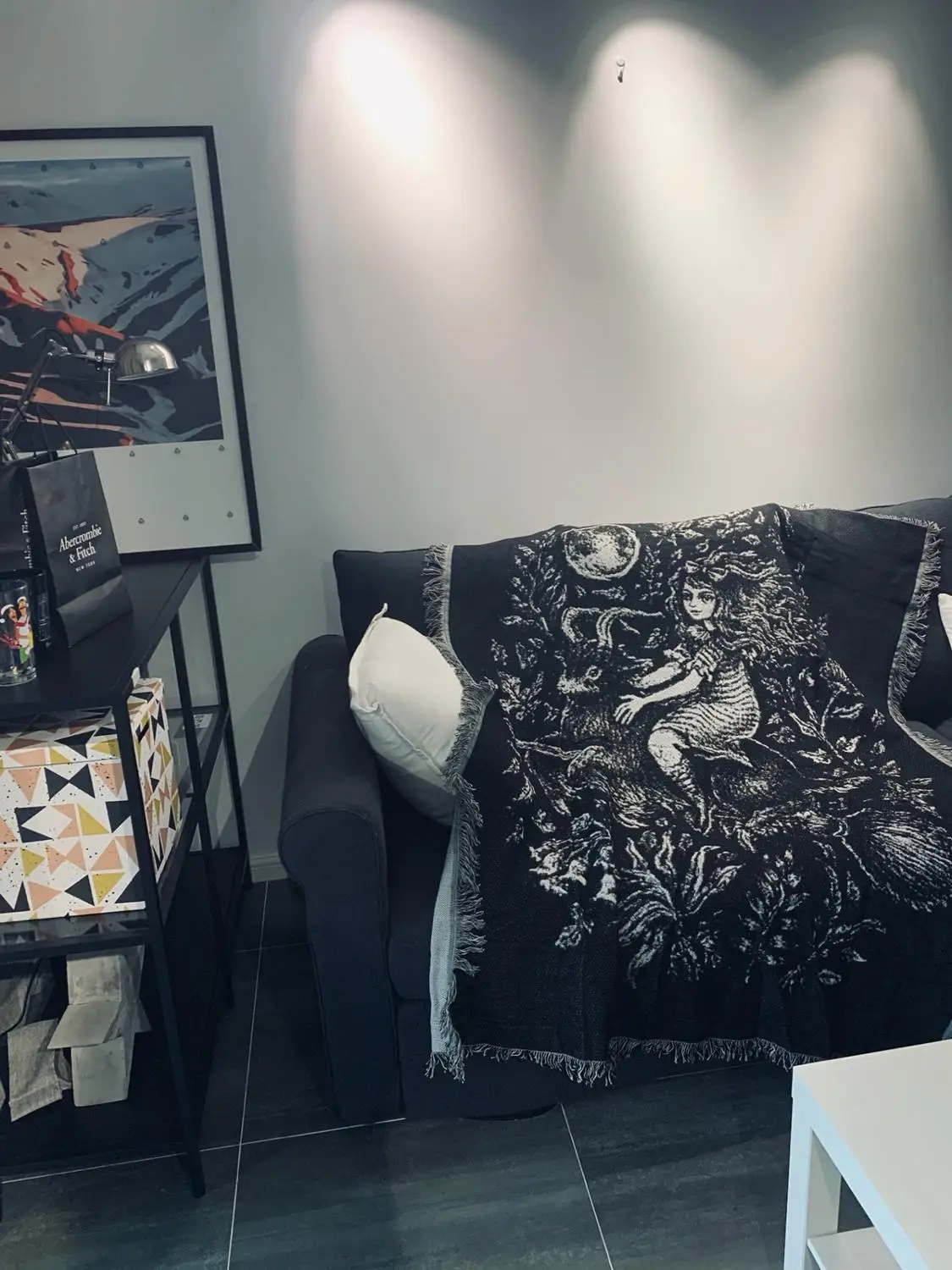 Witch Black Sofa Throw Blanket Knitted Chair Cover Couch Carpet Cotton Travel Bedding Tapestry Beach on - Покрывало для дивана Witch Black, вязаное, на стул, с чехлом, для дивана, хлопковое, для путешествий, постельные принадлежности, тапестрия, для пляжа