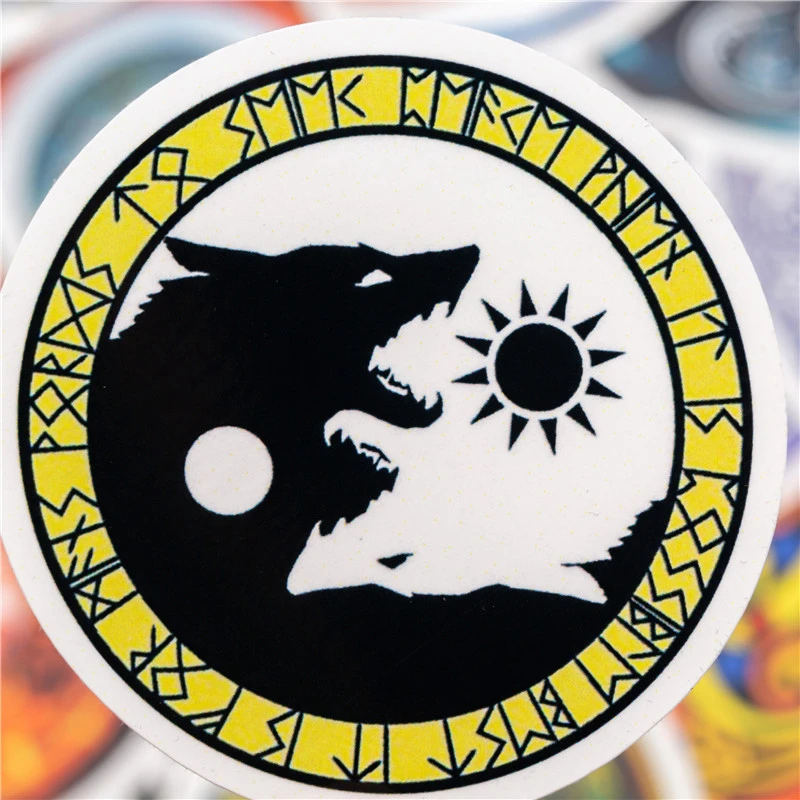 Классные Ретро тотемные наклейки для багажа скрапбук гитара автомобиль